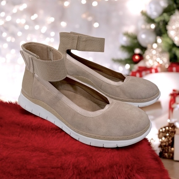 Vionic Camile Womens Suede Ankle Strap Ballet Flats size 8 (25 cm) - Picture 9 of 12
